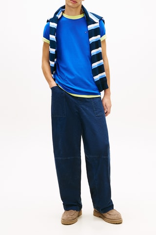 T-shirt regular - Bleu