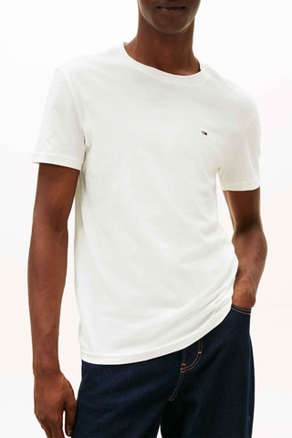 2 t-shirts slim - Ecru et bleu marine