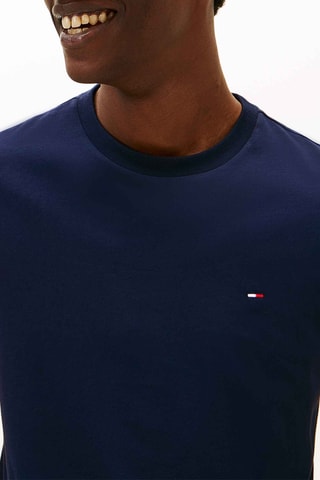 2 t-shirts slim - Ecru et bleu marine