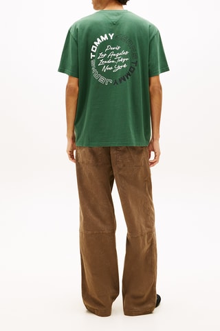 T-shirt relaxed - Vert foncé
