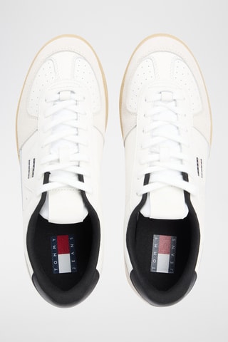 Baskets en cuir - Ecru