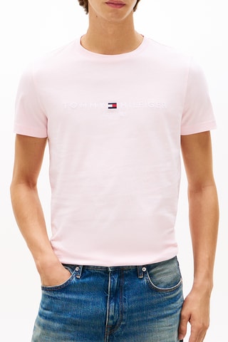 T-shirt slim - Rose poudré