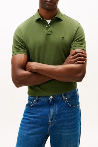 Polo regular en coton biologique - Vert