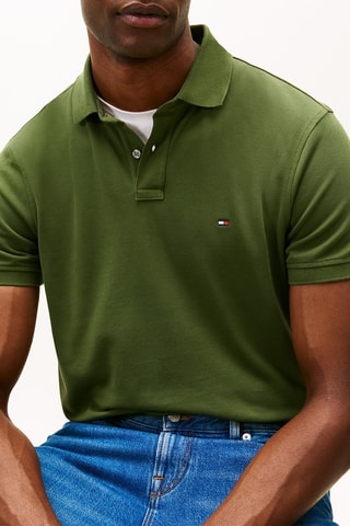 Polo regular en coton biologique - Vert