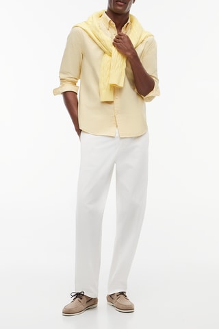 Chemise regular - Jaune