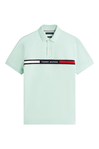 Polo regular en coton biologique - Vert d’eau