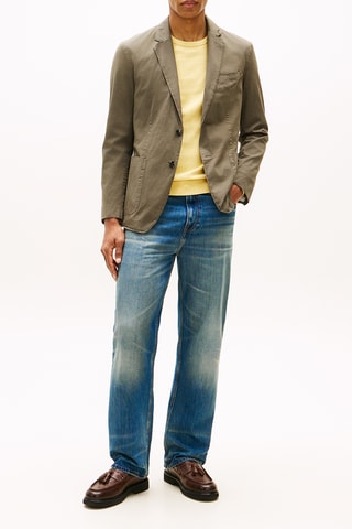 Veste en coton biologique - Vert olive