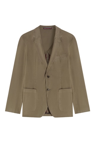 Veste en coton biologique - Vert olive