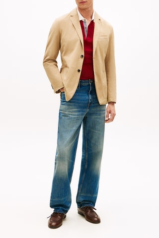 Veste en coton biologique - Marron clair