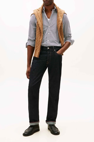 Chemise regular - Bleu marine
