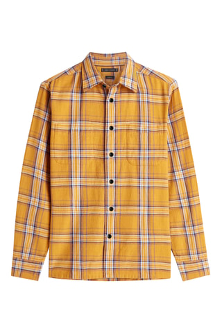 Chemise relaxed en coton biologique - Jaune