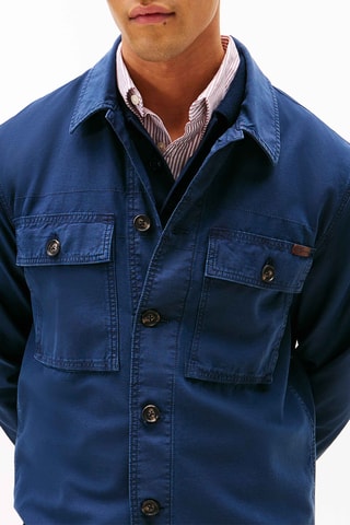 Veste en coton biologique - Bleu marine