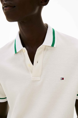 Polo regular en coton biologique - Vert foncé