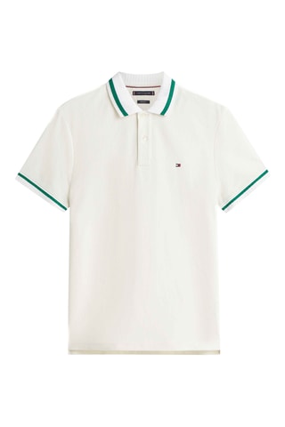 Polo regular en coton biologique - Vert foncé