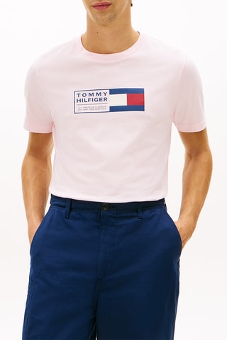 T-shirt regular - Rose poudré
