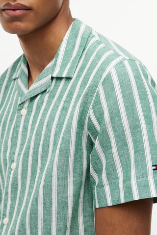 Chemise regular en lin - Vert clair