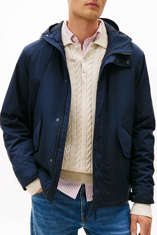 Parka à capuche - Bleu nuit