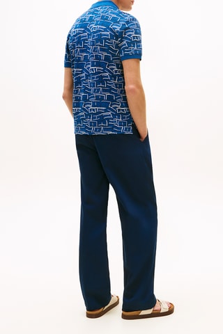 Polo regular en coton biologique - Bleu cobalt
