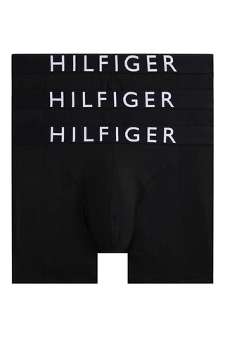 3 boxers en coton biologique - Noir