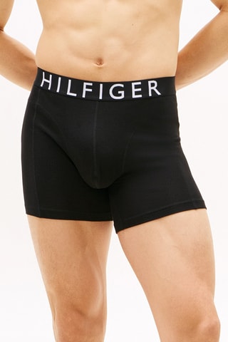3 boxers en coton biologique - Noir