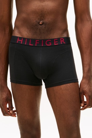 3 boxers en coton biologique - Noir
