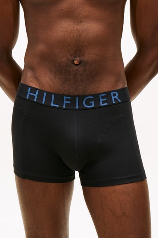 3 boxers en coton biologique - Noir