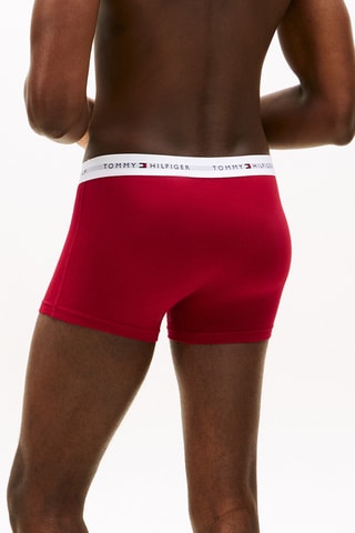 3 boxers - Rouge et bleu