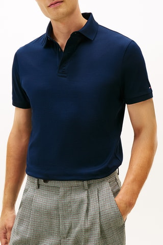 Polo regular - Bleu marine