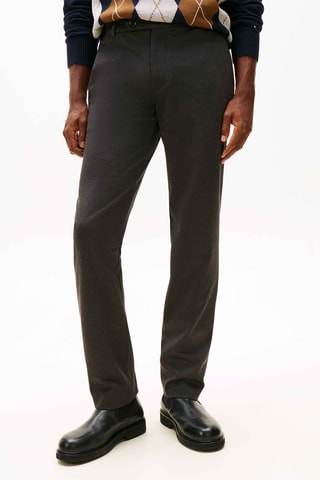 Pantalon regular - Gris foncé chiné