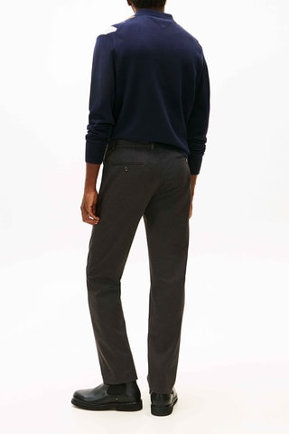Pantalon regular - Gris foncé chiné