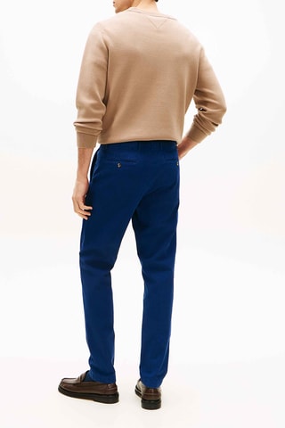 Chino en coton biologique - Bleu roi