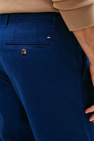 Chino en coton biologique - Bleu roi