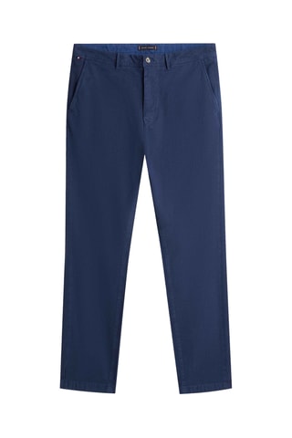 Chino en coton biologique - Bleu roi