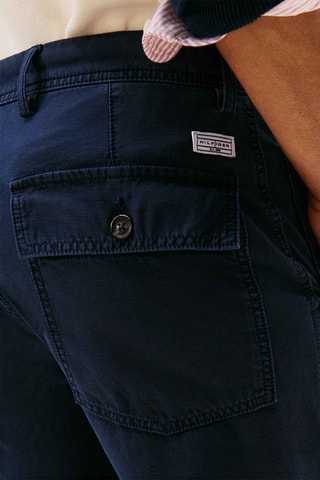 Chino regular en coton biologique - Bleu marine