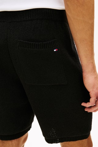 Short regular en coton biologique - Noir