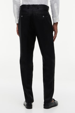 Pantalon en lin - Noir