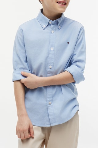 Chemise regular en coton biologique - Ciel