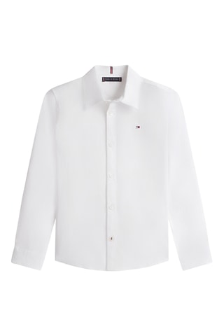 Chemise regular en coton biologique - Blanc