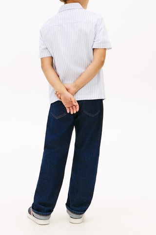 Chemise regular en coton biologique - Ciel