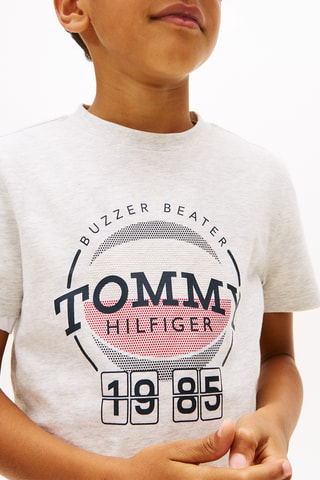 T-shirt regular - Gris clair chiné