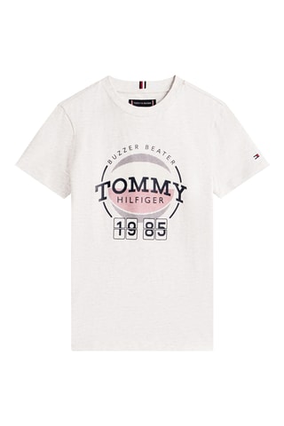 T-shirt regular - Gris clair chiné