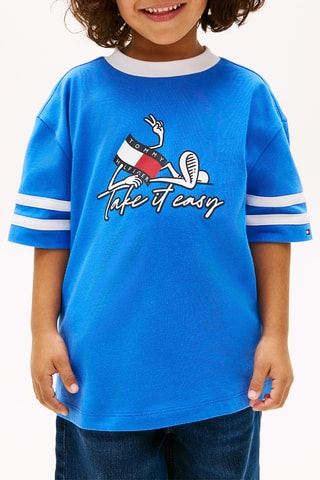 T-shirt regular - Bleu cobalt