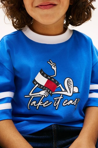 T-shirt regular - Bleu cobalt