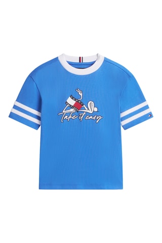 T-shirt regular - Bleu cobalt