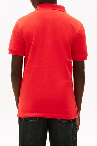Polo regular - Rouge et blanc