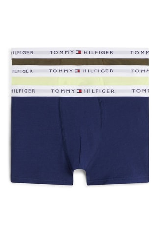 3 boxers - Bleu marine, vert citron et kaki