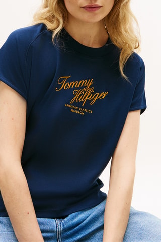 T-shirt relaxed - Bleu marine