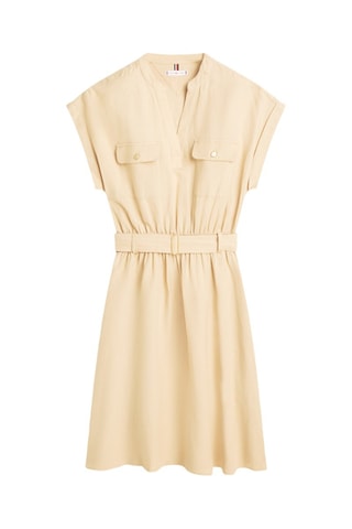 Robe patineuse en lin - Beige