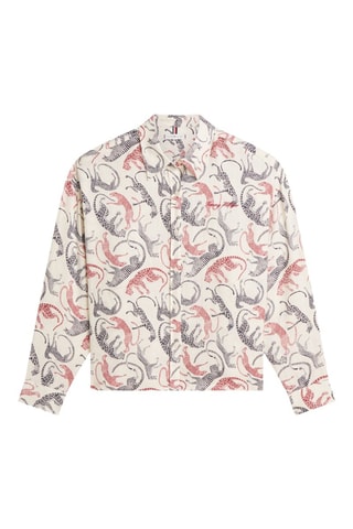 Chemisier oversize en lin - Beige