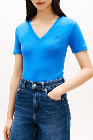 T-shirt slim - Bleu